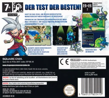 Dragon Quest Monsters - Joker (Europe) (En,Fr,De,Es,It) box cover back